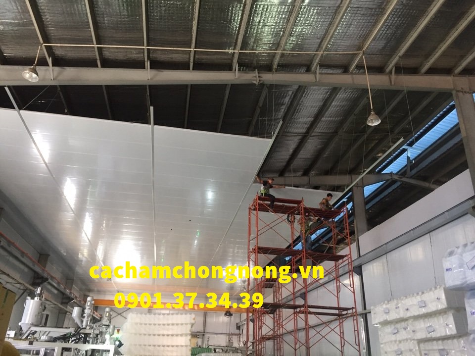 tôn cách nhiệt thi công