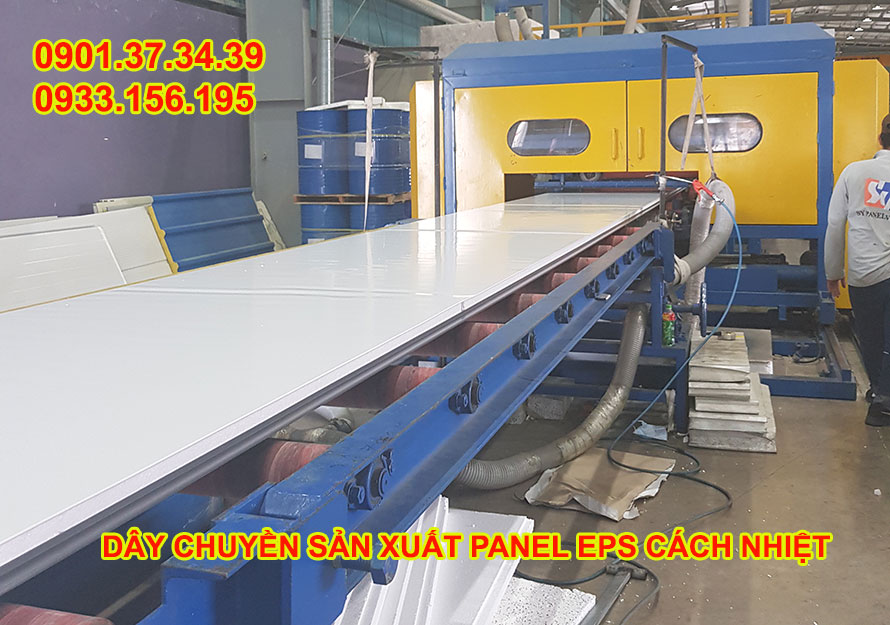 Dây chuyền sản xuất panel eps cách nhiệt Dây chuyền sản xuất panel eps cách nhiệt