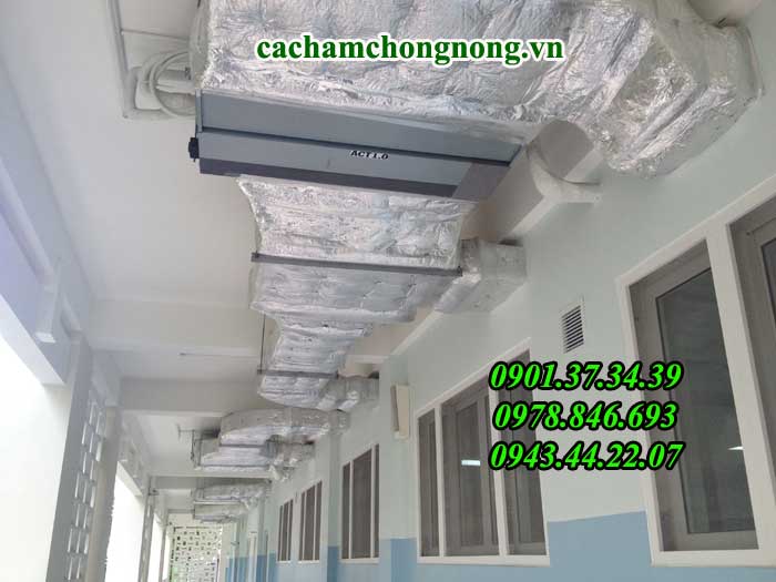 Hệ thống bảo ôn ống gió mềm