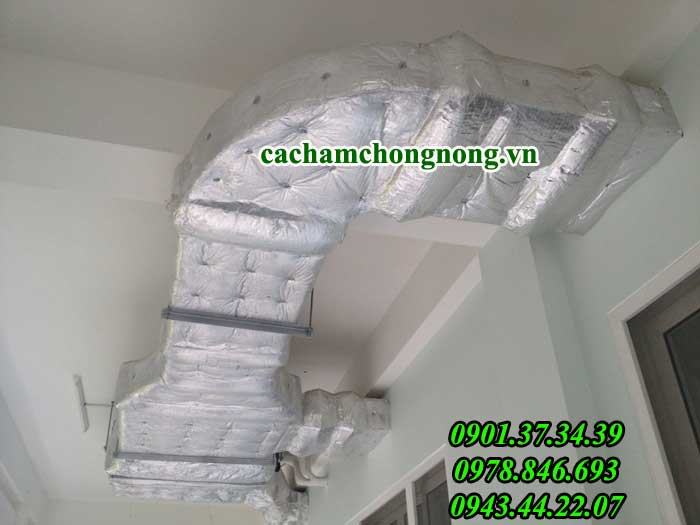 Thi Công Ống Gió Mềm Bảo Ôn
