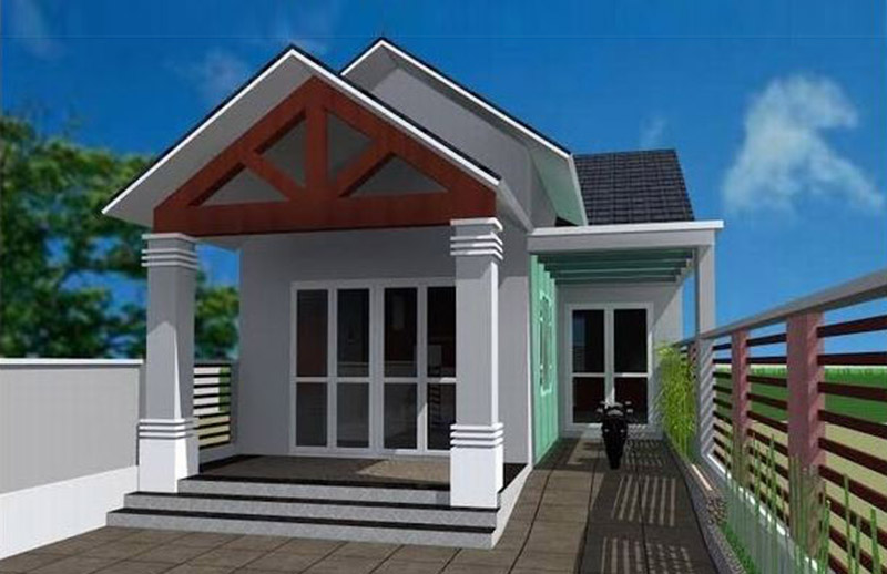 Mẫu số 11 Nhà cấp 4 mái tôn nông thôn mới nhất