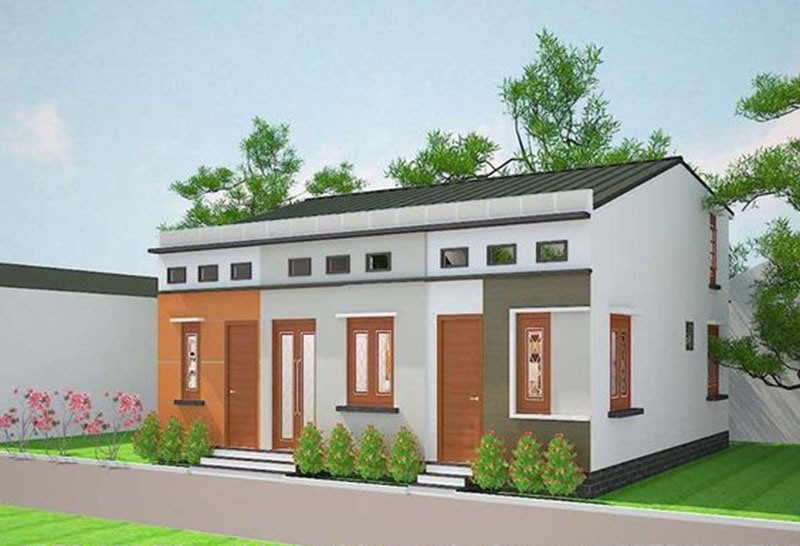 Mẫu số 37 Nhà cấp 4 mái tôn nông thôn mới nhất