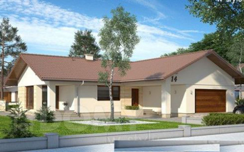 Mẫu số 6 Nhà cấp 4 mái tôn nông thôn mới nhất