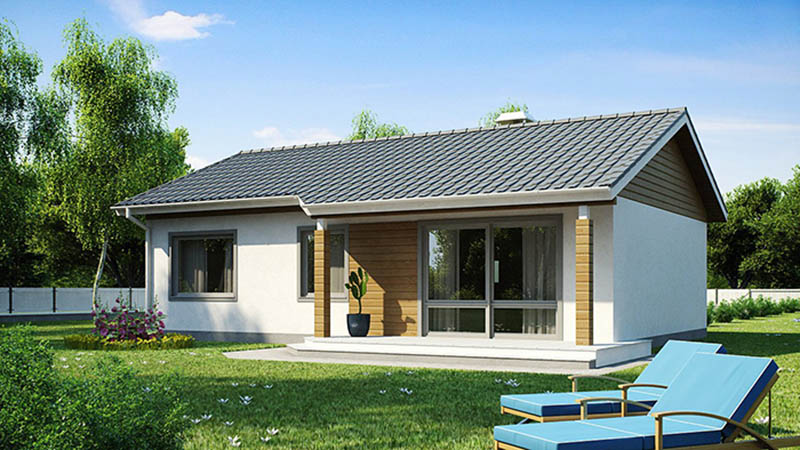 Mẫu số 7 Nhà cấp 4 mái tôn nông thôn mới nhất